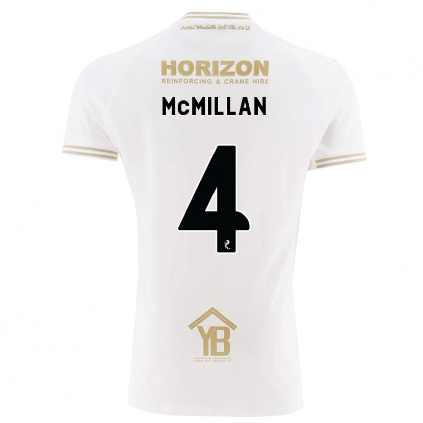 Danxen Dames Jack Mcmillan #4 Tarwe Wit Uitshirt Uittenue 2026/27 T-Shirt