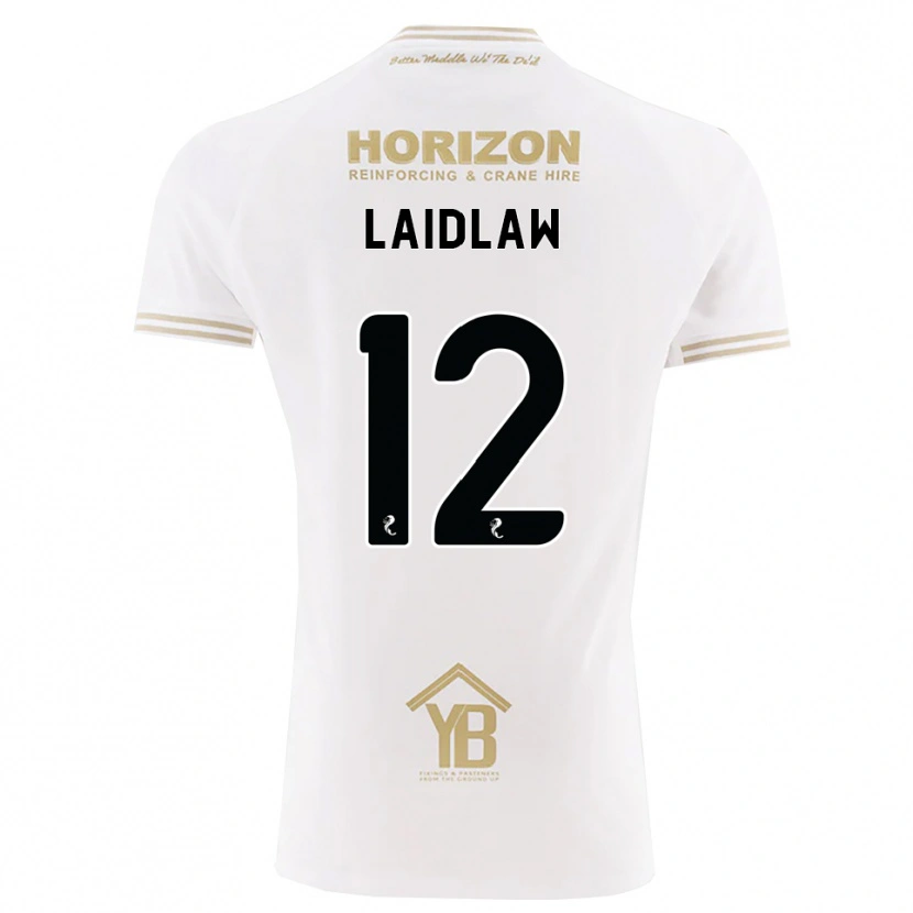 Danxen Dames Ethan Laidlaw #12 Tarwe Wit Uitshirt Uittenue 2026/27 T-Shirt
