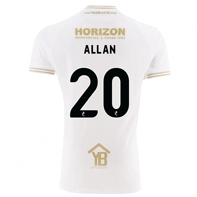 Danxen Dames Connor Allan #20 Tarwe Wit Uitshirt Uittenue 2026/27 T-Shirt