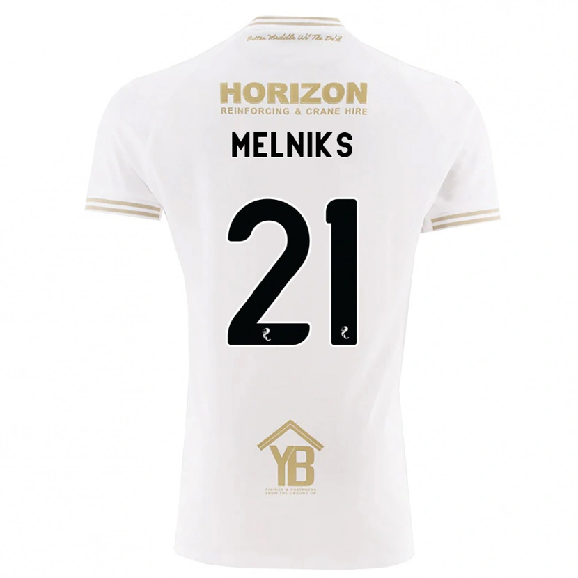 Danxen Dames Deniss Melniks #21 Tarwe Wit Uitshirt Uittenue 2026/27 T-Shirt