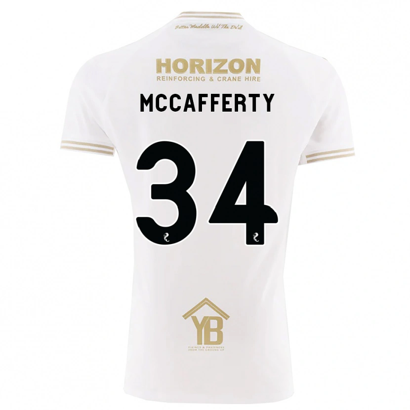 Danxen Dames Flynn Mccafferty #34 Tarwe Wit Uitshirt Uittenue 2026/27 T-Shirt