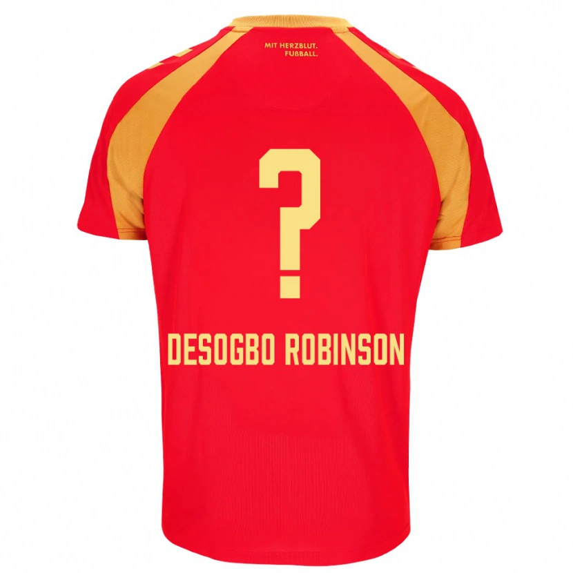 Danxen Dames Jermaine Desogbo Robinson #0 Rood Oranje Zwart Uitshirt Uittenue 2026/27 T-Shirt