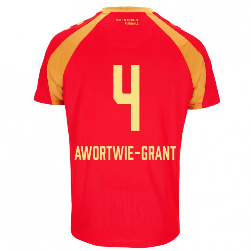 Danxen Dames Nyamekye Awortwie-Grant #4 Rood Oranje Zwart Uitshirt Uittenue 2026/27 T-Shirt