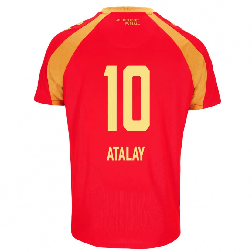 Danxen Dames Ibrahim Atalay #10 Rood Oranje Zwart Uitshirt Uittenue 2026/27 T-Shirt