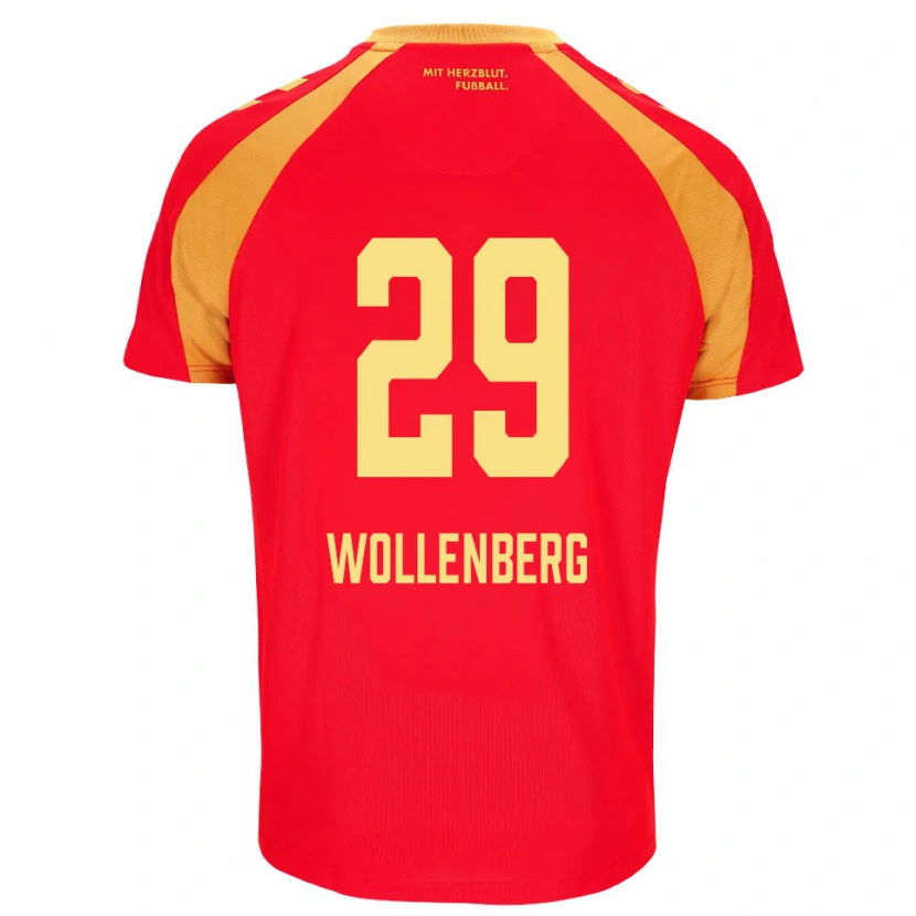 Danxen Dames Paul Wollenberg #29 Rood Oranje Zwart Uitshirt Uittenue 2026/27 T-Shirt