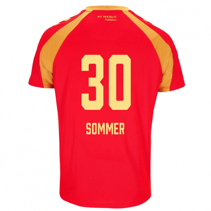 Danxen Dames Konstantin Sommer #30 Rood Oranje Zwart Uitshirt Uittenue 2026/27 T-Shirt