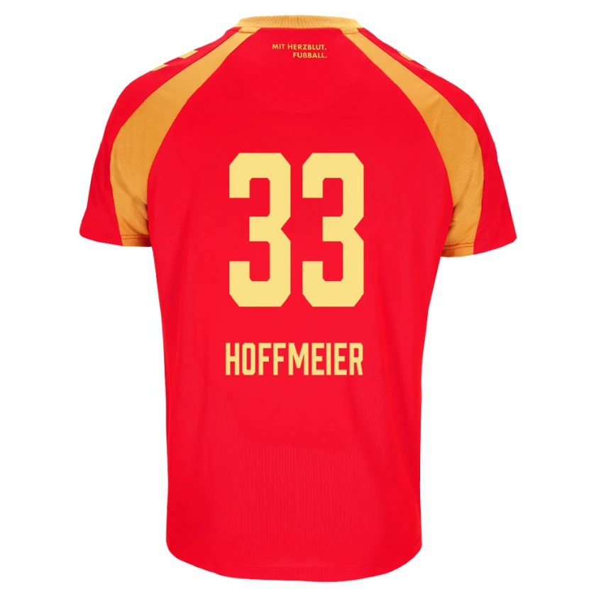 Danxen Dames Marcel Hoffmeier #33 Rood Oranje Zwart Uitshirt Uittenue 2026/27 T-Shirt