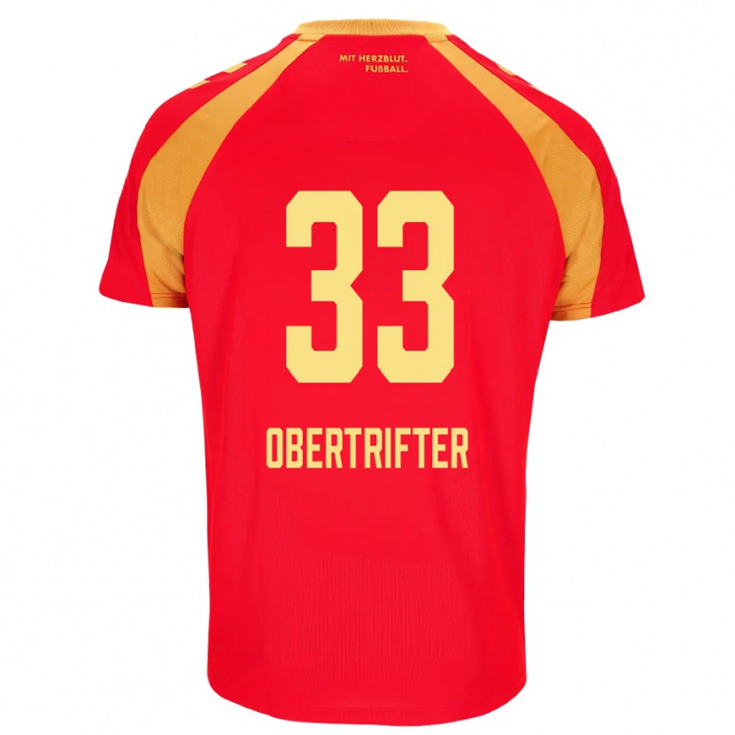 Danxen Dames Ben Obertrifter #33 Rood Oranje Zwart Uitshirt Uittenue 2026/27 T-Shirt