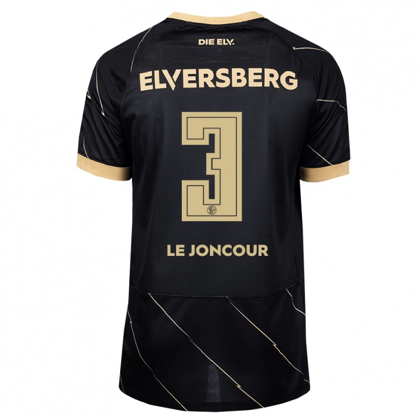 Danxen Dames Florian Le Joncour #3 Zwart Bruin Uitshirt Uittenue 2026/27 T-Shirt