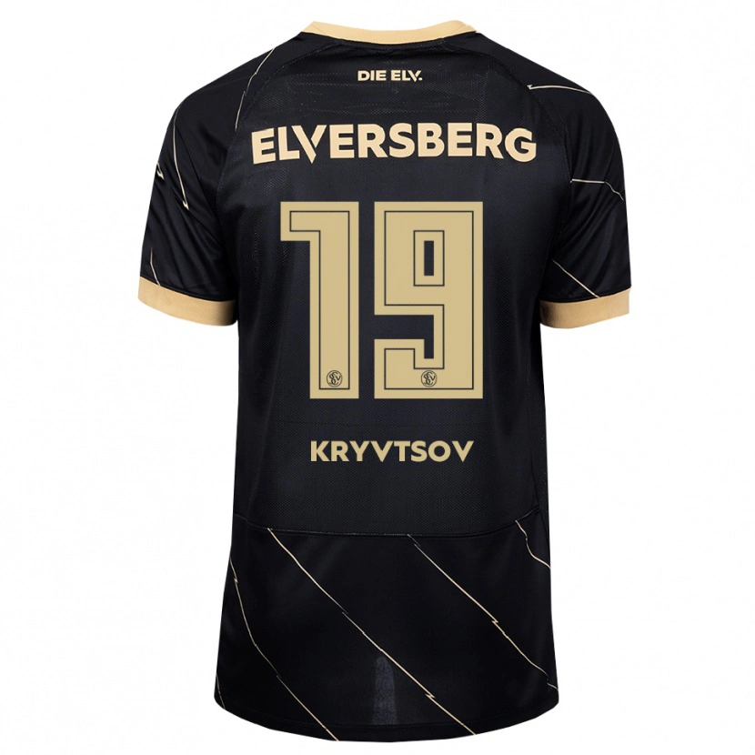 Danxen Dames Nikita Kryvtsov #19 Zwart Bruin Uitshirt Uittenue 2026/27 T-Shirt