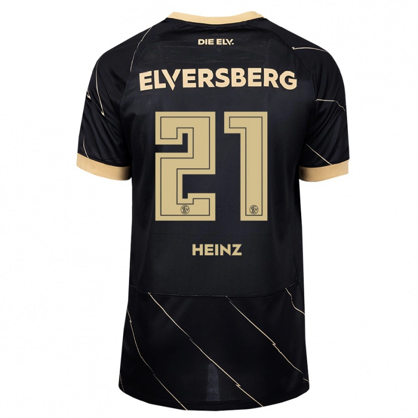 Danxen Dames Matteo Heinz #21 Zwart Bruin Uitshirt Uittenue 2026/27 T-Shirt