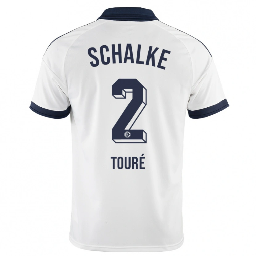 Danxen Dames Tidiane Touré #2 Zwart Wit Uitshirt Uittenue 2026/27 T-Shirt
