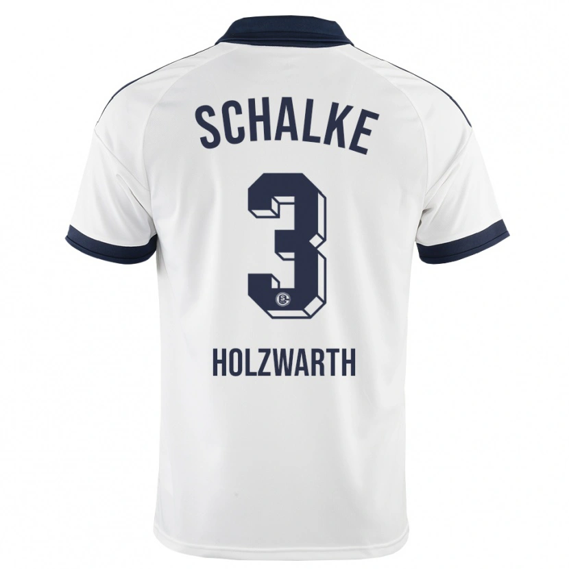 Danxen Dames Luc Holzwarth #3 Zwart Wit Uitshirt Uittenue 2026/27 T-Shirt