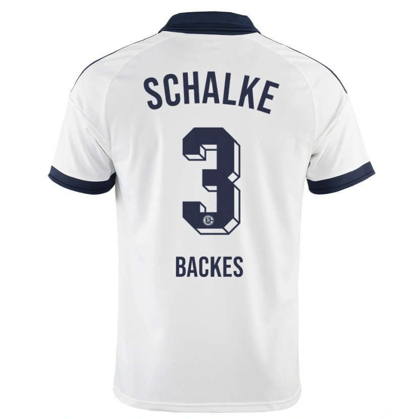 Danxen Dames Diego Backes-Klimek #3 Zwart Wit Uitshirt Uittenue 2026/27 T-Shirt