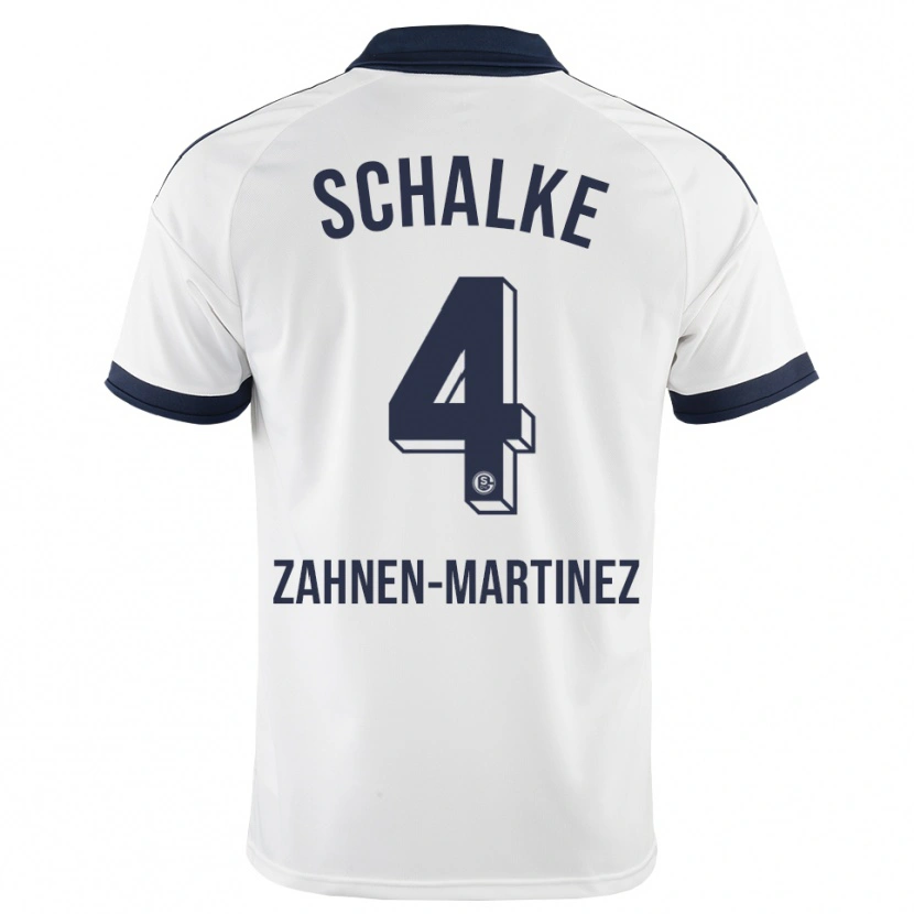 Danxen Dames Pablo Zahnen-Martinez #4 Zwart Wit Uitshirt Uittenue 2026/27 T-Shirt