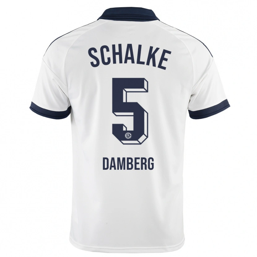 Danxen Dames Niclas Damberg #5 Zwart Wit Uitshirt Uittenue 2026/27 T-Shirt