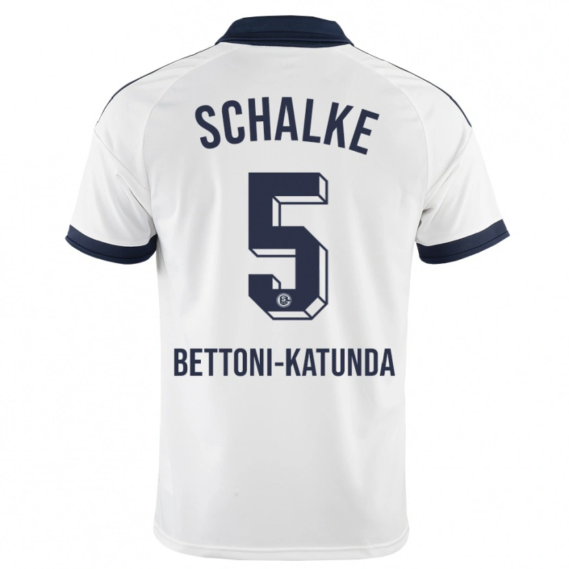 Danxen Dames Claudio Bettoni-Katunda #5 Zwart Wit Uitshirt Uittenue 2026/27 T-Shirt