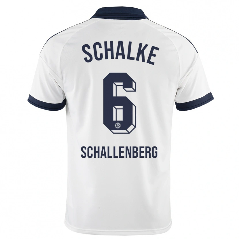 Danxen Dames Ron Schallenberg #6 Zwart Wit Uitshirt Uittenue 2026/27 T-Shirt