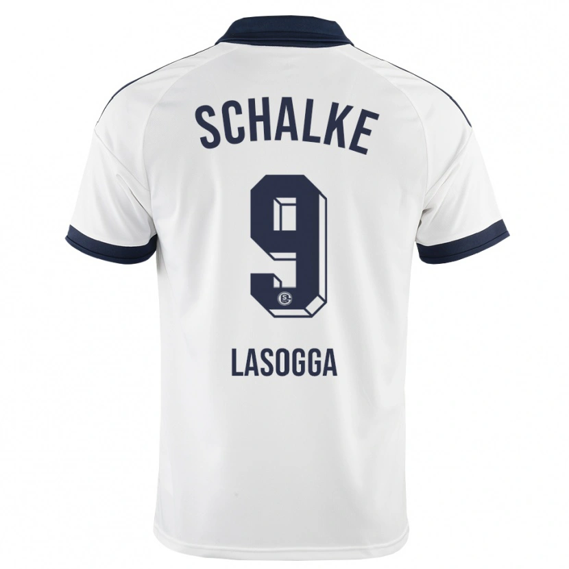 Danxen Dames Pierre-Michel Lasogga #9 Zwart Wit Uitshirt Uittenue 2026/27 T-Shirt