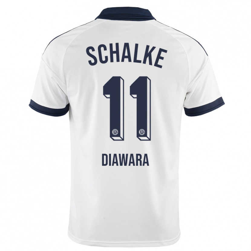 Danxen Dames Mamady Diawara #11 Zwart Wit Uitshirt Uittenue 2026/27 T-Shirt