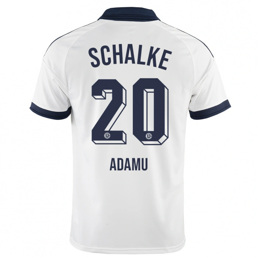 Danxen Dames Junior Adamu #20 Zwart Wit Uitshirt Uittenue 2026/27 T-Shirt