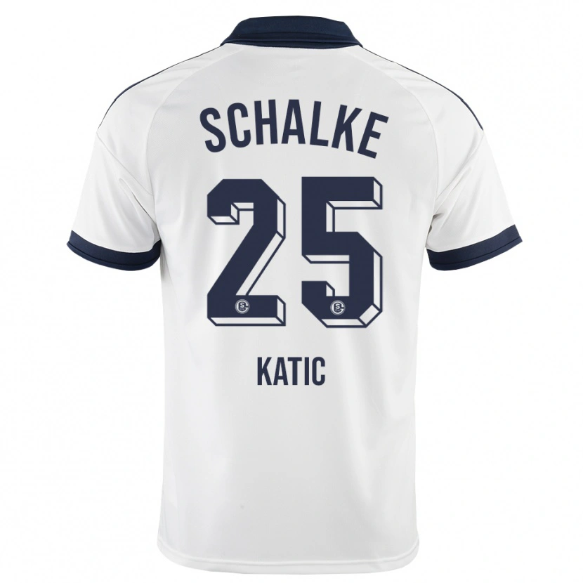 Danxen Dames Nikola Katic #25 Zwart Wit Uitshirt Uittenue 2026/27 T-Shirt