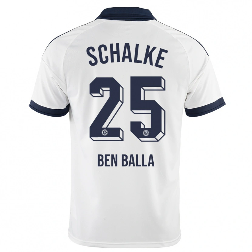 Danxen Dames Yassin Ben Balla #25 Zwart Wit Uitshirt Uittenue 2026/27 T-Shirt