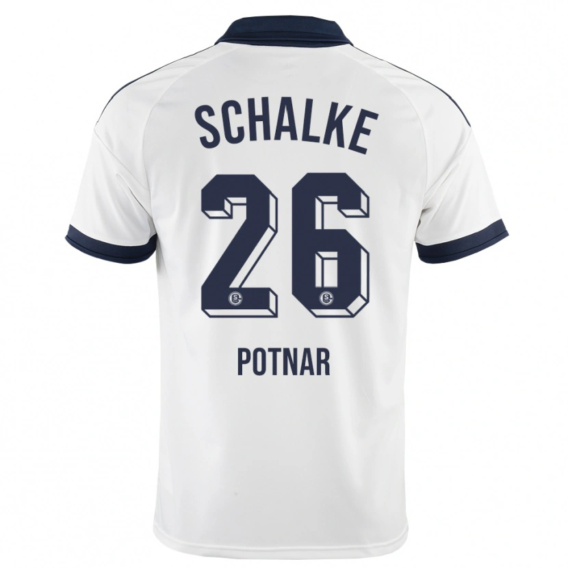 Danxen Dames Bojan Potnar #26 Zwart Wit Uitshirt Uittenue 2026/27 T-Shirt