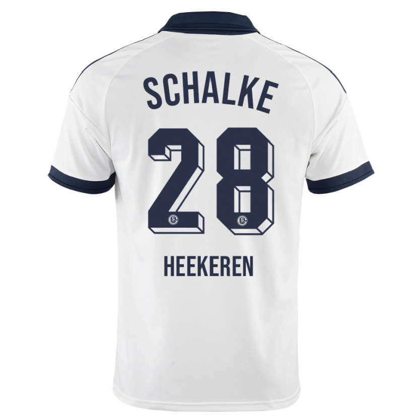 Danxen Dames Justin Heekeren #28 Zwart Wit Uitshirt Uittenue 2026/27 T-Shirt