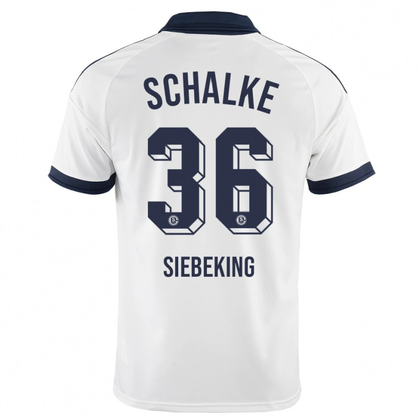 Danxen Dames Johannes Siebeking #36 Zwart Wit Uitshirt Uittenue 2026/27 T-Shirt