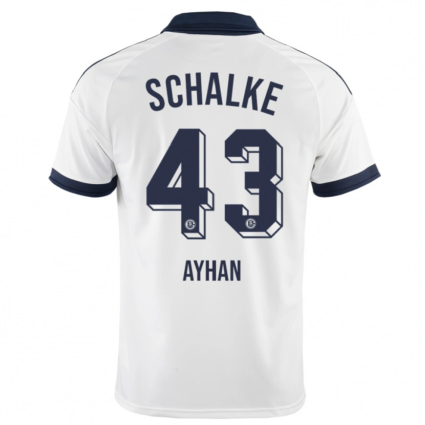Danxen Dames Mertcan Ayhan #43 Zwart Wit Uitshirt Uittenue 2026/27 T-Shirt