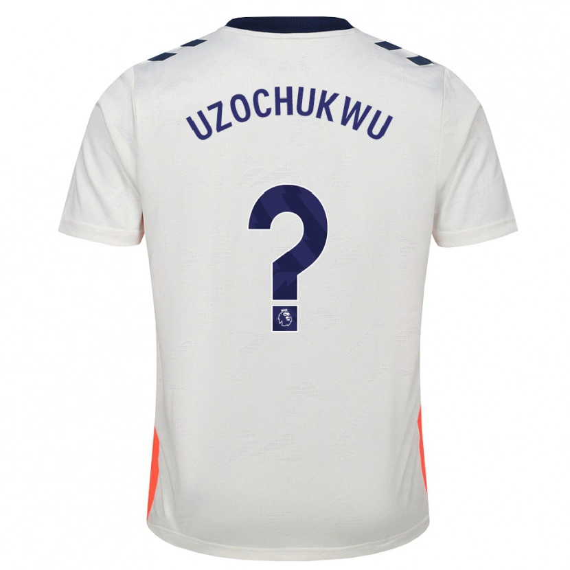 Danxen Dames Daniel Uzochukwu #0 Wit Oranje Koninklijk Blauw Uitshirt Uittenue 2026/27 T-Shirt