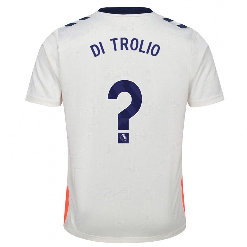 Danxen Dames Riccardo Di Trolio #0 Wit Oranje Koninklijk Blauw Uitshirt Uittenue 2026/27 T-Shirt