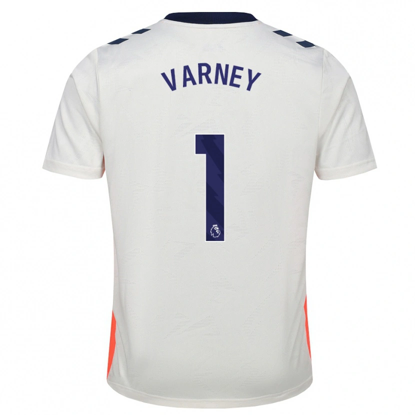 Danxen Dames Oscar Varney #1 Wit Oranje Koninklijk Blauw Uitshirt Uittenue 2026/27 T-Shirt
