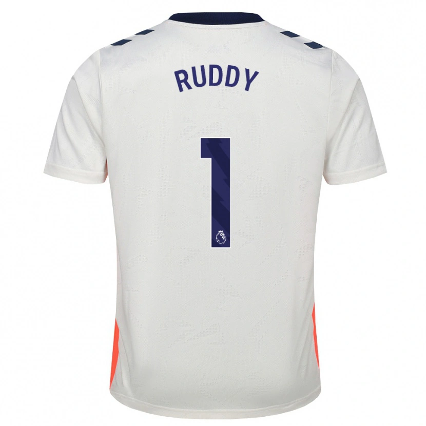 Danxen Dames Jack Ruddy #1 Wit Oranje Koninklijk Blauw Uitshirt Uittenue 2026/27 T-Shirt