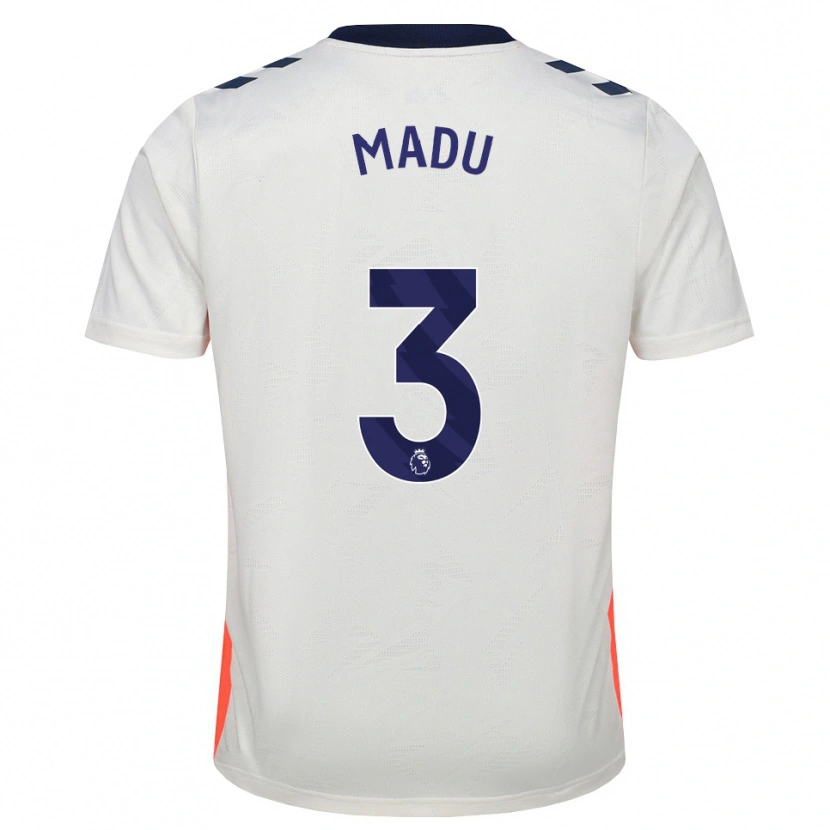Danxen Dames Victor Madu #3 Wit Oranje Koninklijk Blauw Uitshirt Uittenue 2026/27 T-Shirt