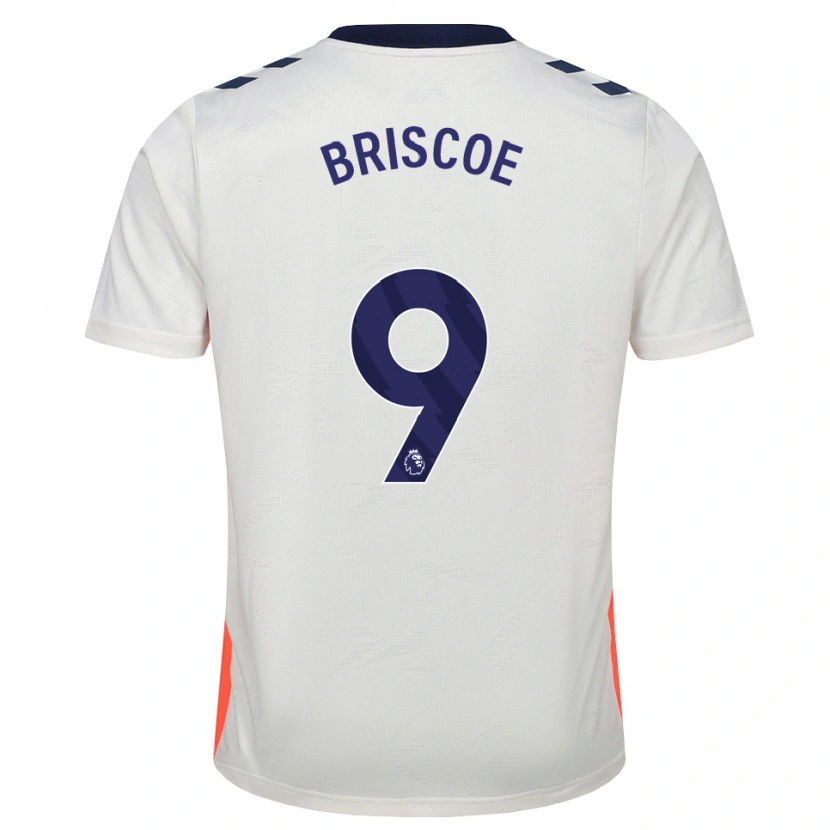 Danxen Dames Elijah Briscoe #9 Wit Oranje Koninklijk Blauw Uitshirt Uittenue 2026/27 T-Shirt