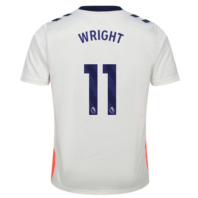 Danxen Dames Haji Wright #11 Wit Oranje Koninklijk Blauw Uitshirt Uittenue 2026/27 T-Shirt