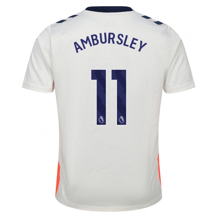 Danxen Dames Conrad Ambursley #11 Wit Oranje Koninklijk Blauw Uitshirt Uittenue 2026/27 T-Shirt
