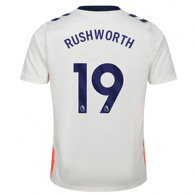 Danxen Dames Carl Rushworth #19 Wit Oranje Koninklijk Blauw Uitshirt Uittenue 2026/27 T-Shirt