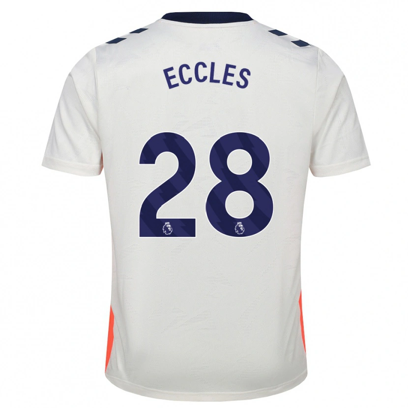 Danxen Dames Josh Eccles #28 Wit Oranje Koninklijk Blauw Uitshirt Uittenue 2026/27 T-Shirt