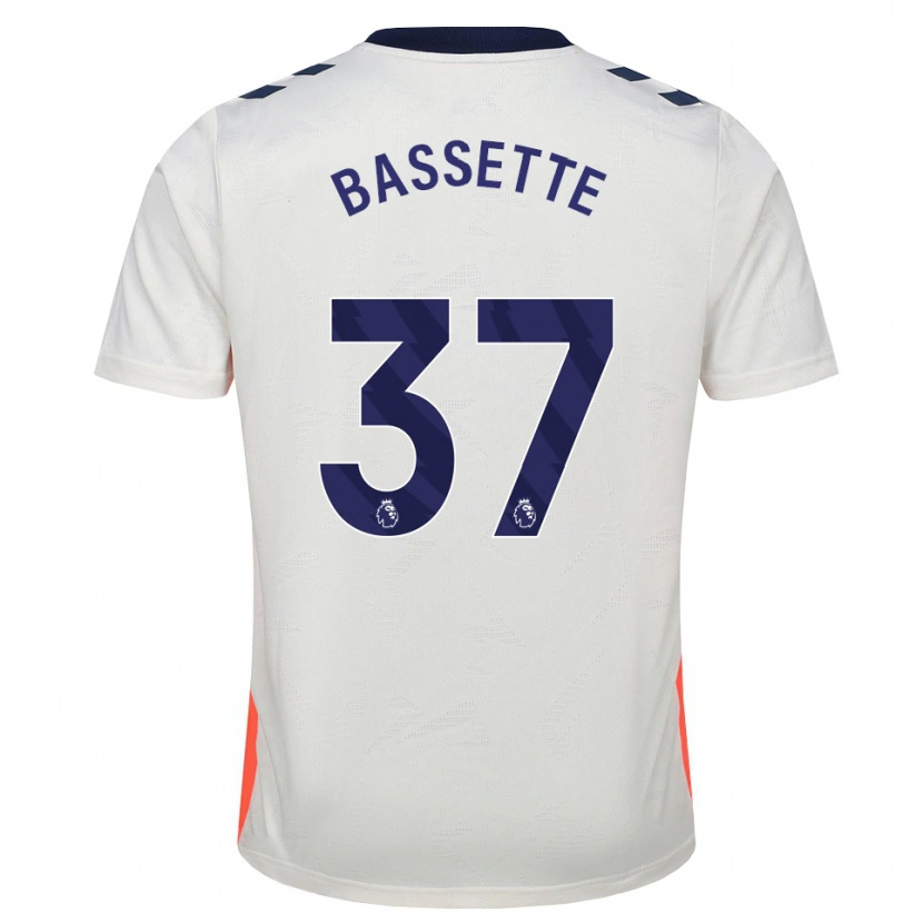 Danxen Dames Norman Bassette #37 Wit Oranje Koninklijk Blauw Uitshirt Uittenue 2026/27 T-Shirt