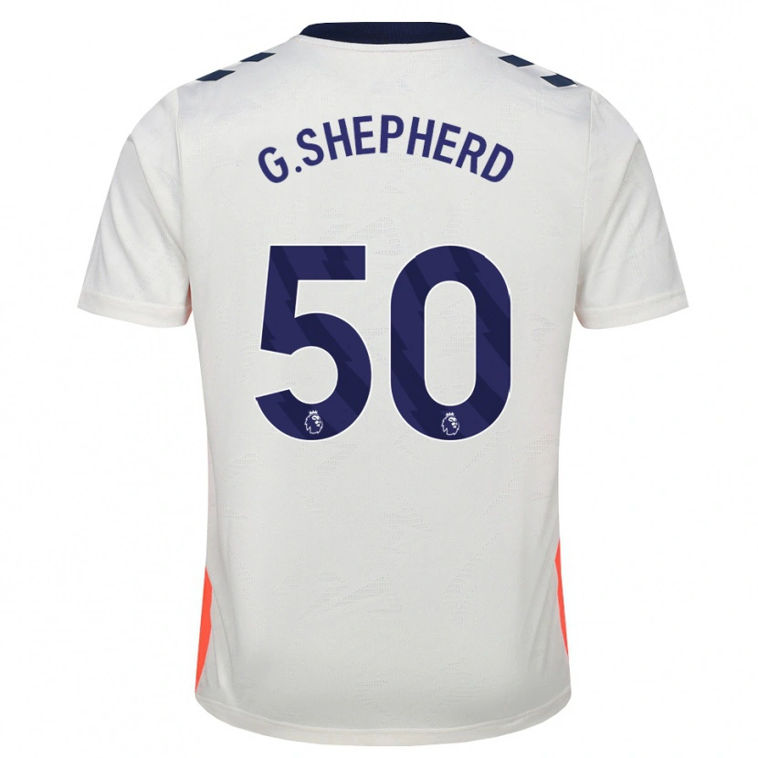 Danxen Dames George Shepherd #50 Wit Oranje Koninklijk Blauw Uitshirt Uittenue 2026/27 T-Shirt