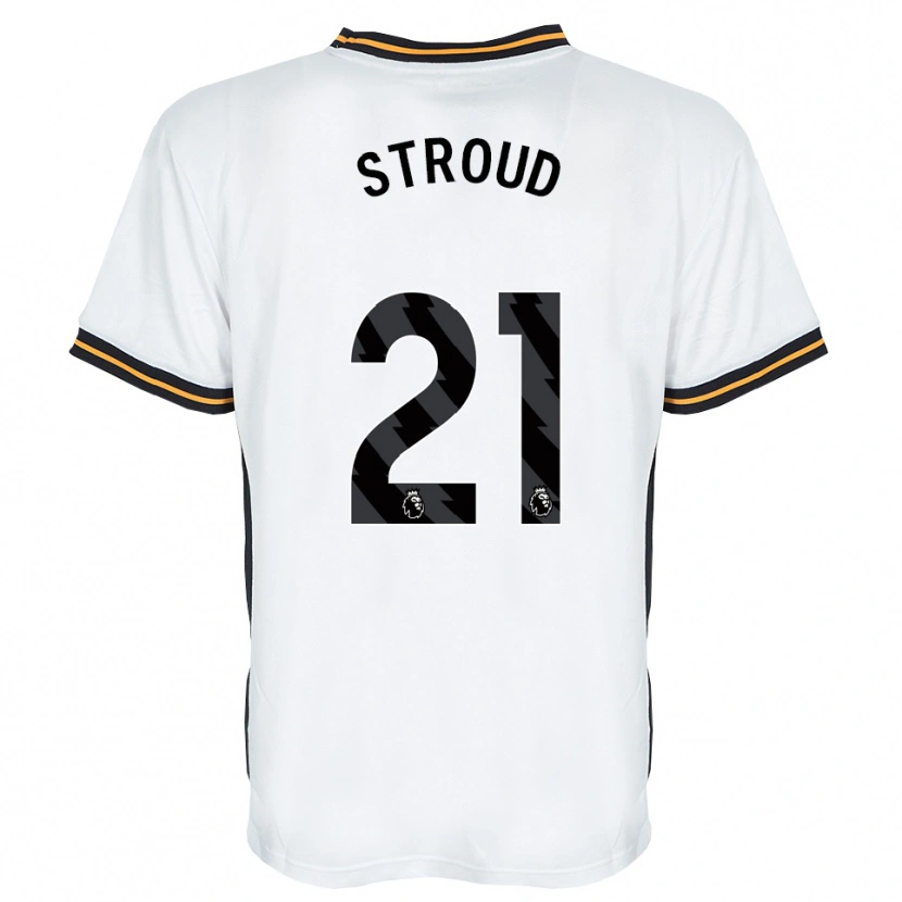 Danxen Dames Elliot Stroud #21 Wit Oranje Zwart Uitshirt Uittenue 2026/27 T-Shirt