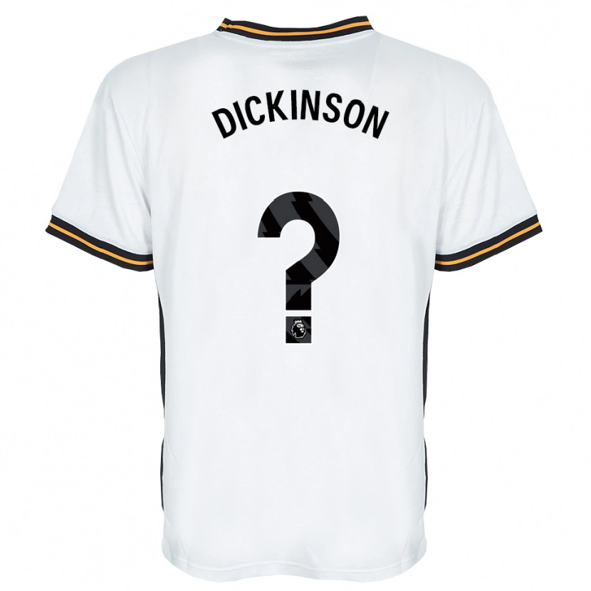 Danxen Dames George Dickinson #0 Wit Oranje Zwart Uitshirt Uittenue 2026/27 T-Shirt
