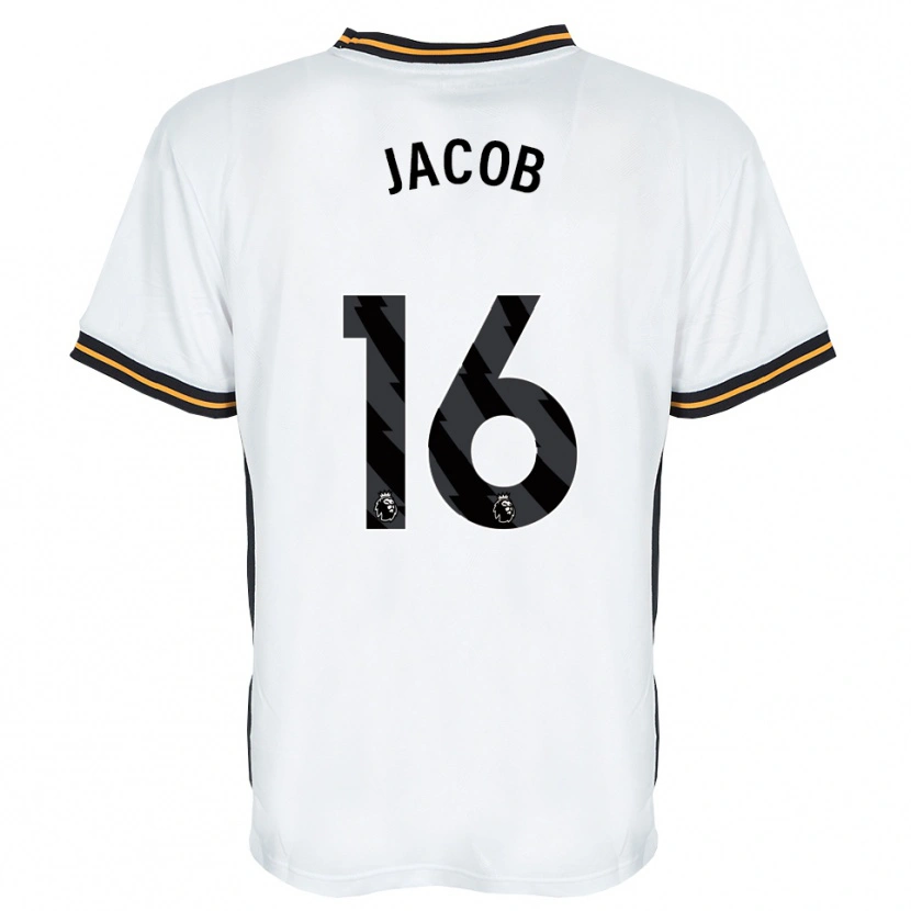 Danxen Dames Matty Jacob #16 Wit Oranje Zwart Uitshirt Uittenue 2026/27 T-Shirt