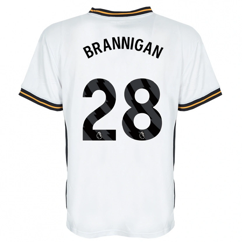Danxen Dames Aoife Brannigan #28 Wit Oranje Zwart Uitshirt Uittenue 2026/27 T-Shirt