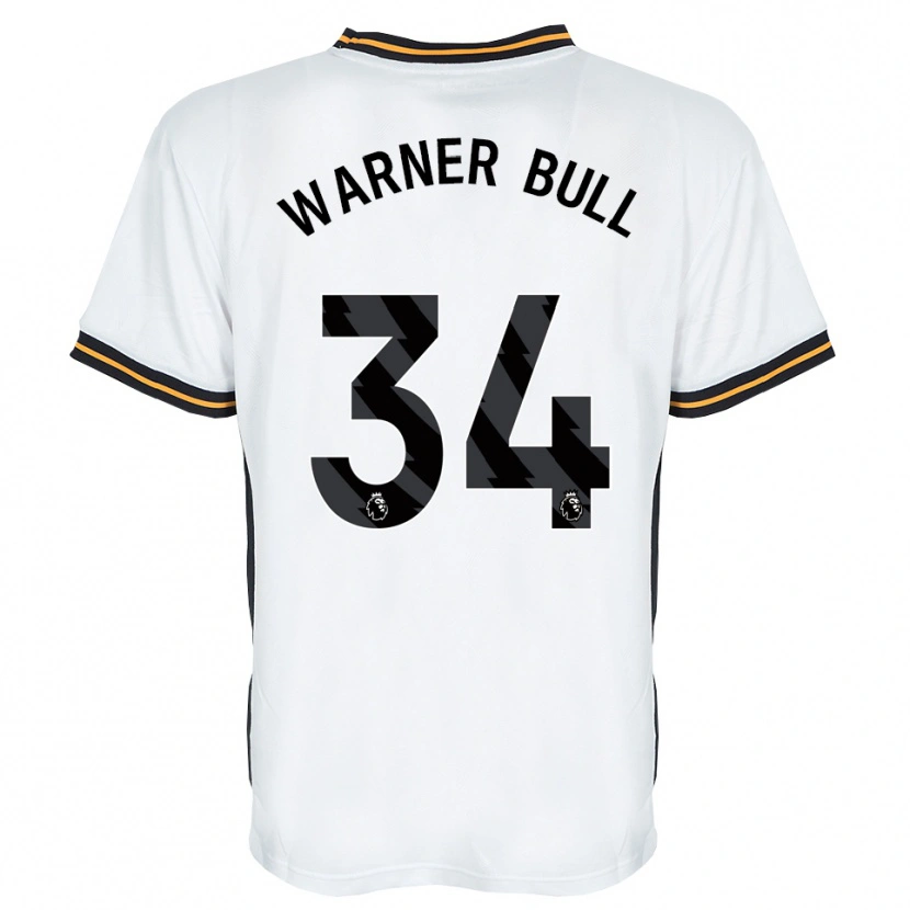 Danxen Dames Lucy Warner-Bull #34 Wit Oranje Zwart Uitshirt Uittenue 2026/27 T-Shirt