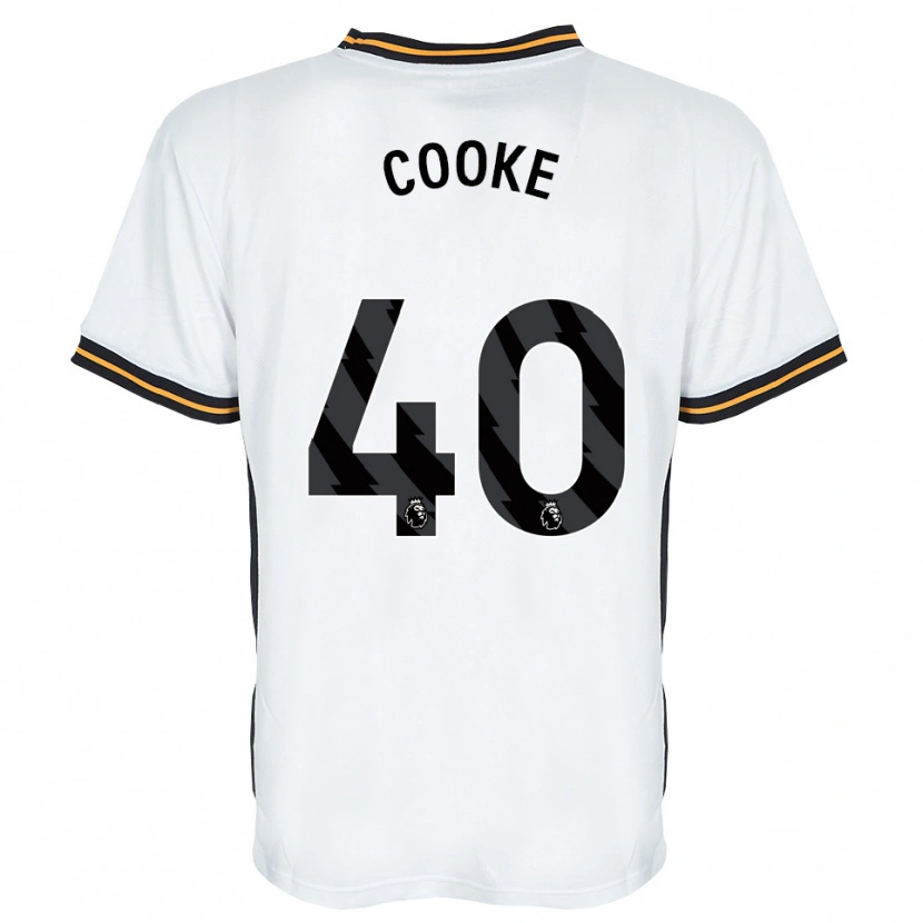 Danxen Dames Megan Cooke #40 Wit Oranje Zwart Uitshirt Uittenue 2026/27 T-Shirt