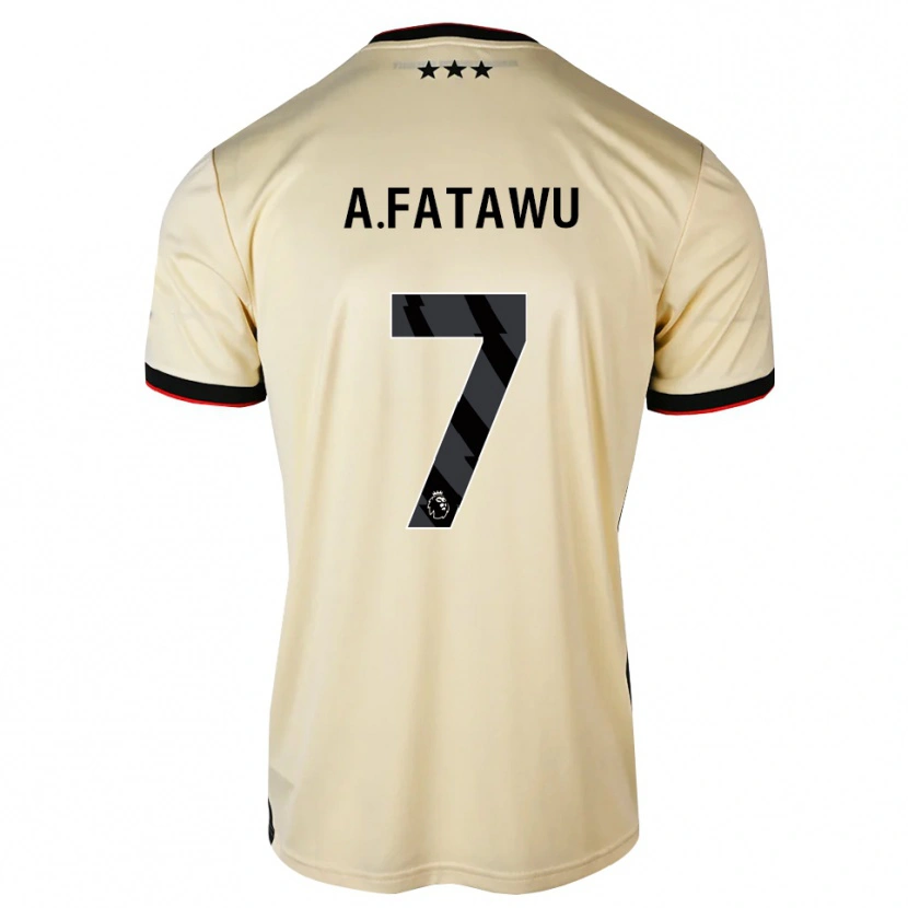 Danxen Dames Abdul Fatawu #7 Lemonchiffon Zwart Rood Uitshirt Uittenue 2026/27 T-Shirt